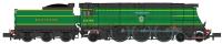 Class 7P6F Bulleid Streamlined Battle of Britain 4-6-2 21C164 "Fighter Command" in SR malachite green - Digital fitted