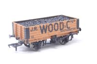 30-010Wagon 5 plank open wagon "J.R.Wood" - split from set