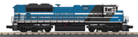 SD70ACe Engine, EMD Demonstrator (Blue Demo) #1204  - Proto-Sound 3 fitted