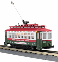 30-5214 Bump-n-Go Trolley with LEDs, Christmas