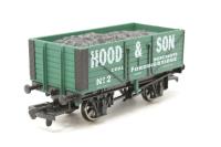 7 plank wagon 'Hood & Son' 2 - Limited edition for Salisbury Model Centre