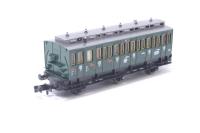 3002 4-wheel passenger coach of the Royal Bavarian State Railway