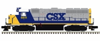 GP40 EMD 6611 of the CSX