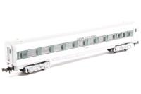 3037 Corrugated 73' coach of the Penn Central - silver with green stripe 4891