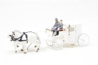 30495 Horse drawn wedding carriage