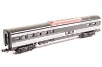 3055 Corrugated 73' dome of the Canadian National - black and silver Jasper