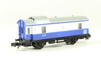 3061 4-wheel baggage car of the DRG in blue and white