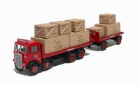 30901 AEC Mk3 flatbed and trailer with crated church organ load "B.R.S."