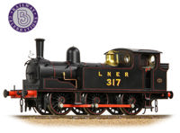 31-066 NER E (J71) 317 LNER Lined Black Steam Tank Locomotive