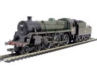 Standard Class 4MT 4-6-0 75027 with BR2 tender in BR lined green with late crest (weathered)