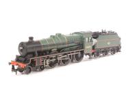Class 6P Jubilee 4-6-0 45679 'Armada' in BR green with late crest and Fowler tender