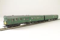 Class 205 2-H 'Thumper' 1121 in BR green with small yellow panel