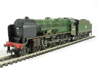 Class 6P Parallel boiler Royal Scot 4-6-0 46165 'The Rangers (12th London Regiment)' in BR green with early emblem