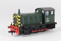 Class 04 Shunter D2223 in BR Green with Wasp Stripes