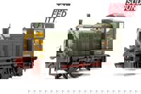 Class 03 D2099 BR Green (Wasp Stripes) Diesel Locomotive - DCC Sound & Weathered
