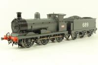 Class C Wainwright 0-6-0 689 in SE&CR wartime dark grey - Limited edition for Bachmann Collectors Club