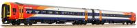 Class 158 2-car DMU 158884 in South West Trains red, orange, blue & white - Digital Sound Fitted