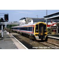 Class 159 3-Car DMU 159013 in Network SouthEast livery - Digital sound fitted