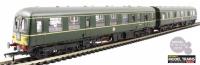 Class 105 Cravens 2 Car DMU in BR green with half yellow ends (Power Twin Unit)