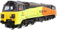 Class 70 70811 in Colas Rail orange, yellow & black with air intake modifications - digital sound fitted