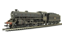 Class B1 61180 in BR lined black with late crest - weathered