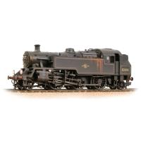 Standard Class 3MT 2-6-2T 82018 in BR black with late crest - weathered
