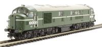 Class D/16 LMS 10000 in BR Brunswick Green with Part Eggshell Blue Waistband
