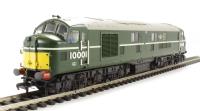 Class D/16 LMS 10001 in BR Brunswick Green, Part Eggshell Blue Waistband & Small Yellow Panels