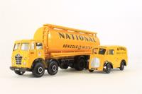 31002 Foden FG Cylindrical Tanker and Morris Van "National Benzole"