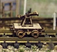3107 Railroad Hand Car static 2 Piece (wooden kit)