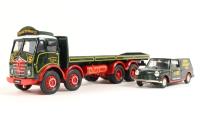 31701 Foden FG 8-wheel Flatbed & Mini Van 'Eddie Stobbart'