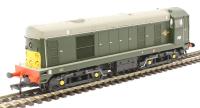 Class 20 D8011 in BR green with small yellow panels and headcode discs