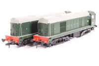 Class 20 Pack D8000 & D8001 in BR green with Discs. Limited edition of 504 for Ian Allans 50th Anniversary