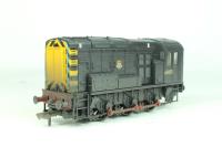 Class 08 Shunter D3052 in BR Black with Wasp Stripes - weathered - Model Rail Limited Edition