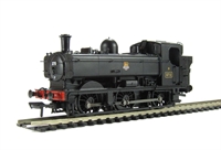 Class 8750 Pannier Tank 3711 in BR black with early emblem.