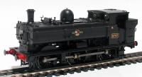 Class 57xx 0-6-0 Pannier tank 5757 in BR black with late crest