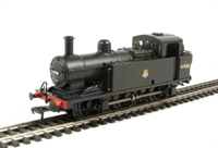 Class 3F Fowler Jinty 0-6-0 tank 47483 in BR black with early emblem (keyhole sand filler)