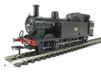 Class 3F Fowler Jinty 0-6-0 tank 47500 in BR black with late crest. 
