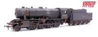 32-259ASF WD Austerity 2-8-0 Steam Locomotive No.90074 BR Black (Late Crest) - Weathered - DCC Sound