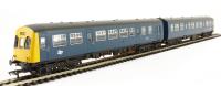 Class 101 2-car DMU in BR blue - E51427 & E56380 - Destinations Newcastle & Hexham