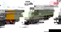 32-342SF Class 25/2 D7525 BR Two-Tone Green (Full Yellow Ends) Diesel Locomotive - DCC Sound & Weathered