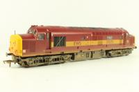 Class 37/5 37670 'St. Blazey - T&RS Dept' in EWS Maroon & Yellow Livery (weathered) - Limited Edition for Kernow Model Rail Centre