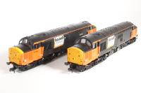 Class 37/7 Twinpack 37713 in Loadhaul Grey & Orange & 37884 'Gartcosh' in Loadhaul Black Livery - Limited Edition Foresight Publications