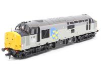 Class 37/9 37906 in Railfreight Metals Sector Grey Livery - Limited Edition for Kernow MRC