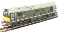 Class 24/1 D5149 in BR Green with small yellow panels