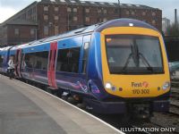 Class 170 DMU 2 car unit 'Transpennine' (DCC on board). Withdrawn from production as needs re-engineering to take DCC chip