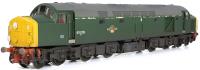 Class 40 40039 in BR green with full yellow ends and disc headcodes - weathered
