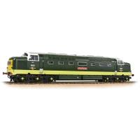 Class 55 'Deltic' D9010 "The King’s Own Scottish Borderer" in BR green with small yellow panels - Digital sound fitted