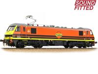 Class 90 90044 in Freightliner G&W orange - Digital sound fitted