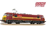 Class 90 90030 "Crewe Locomotive Works" in EWS - Digital sound fitted